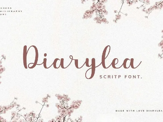 Diarylea Script font