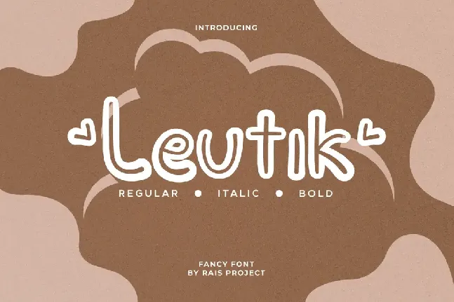 Leutik Demo font