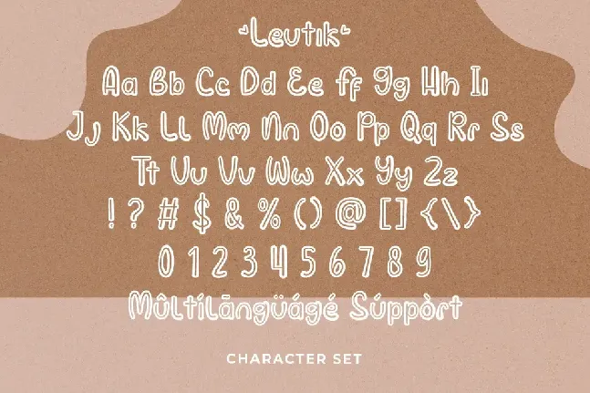 Leutik Demo font