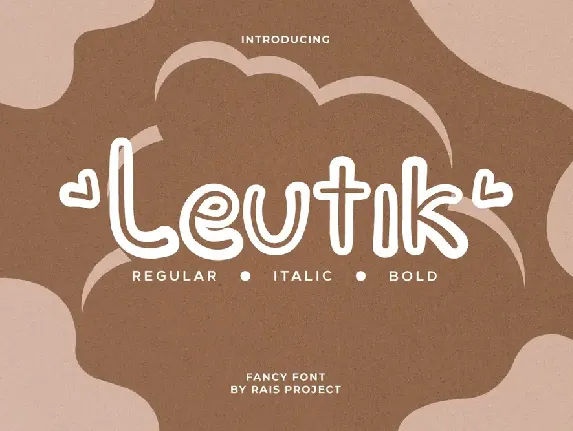 Leutik Demo font