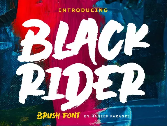 Black Rider font