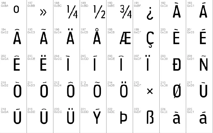 Jesaya font