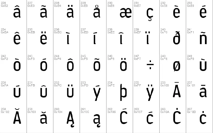 Jesaya font