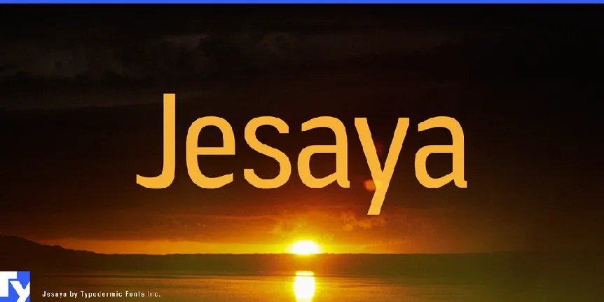 Jesaya font