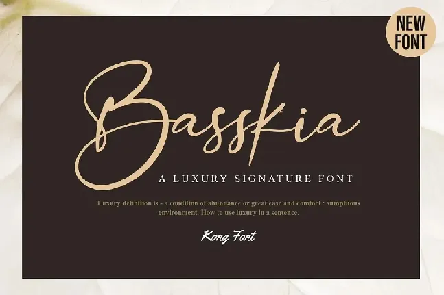 Basskia font