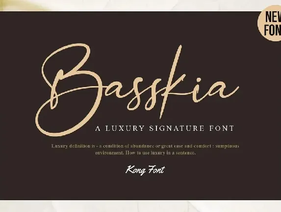 Basskia font