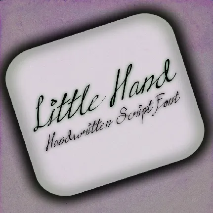 Little hands Handwritten font