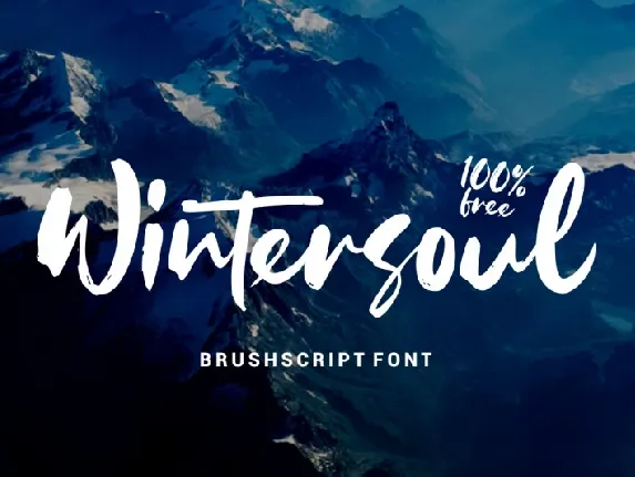 Wintersoul Brush font