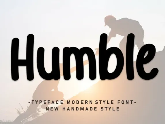 Humble Display font