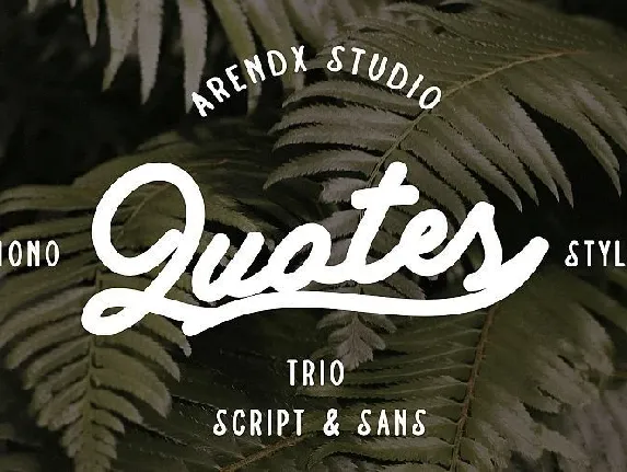 Quotes Script font