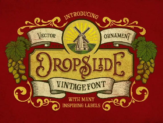 Dropslide font