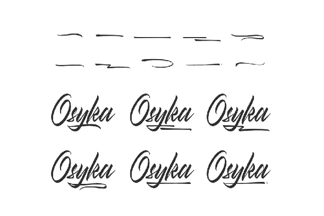 Osyka Demo font