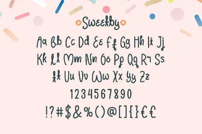 Sweetby Demo font