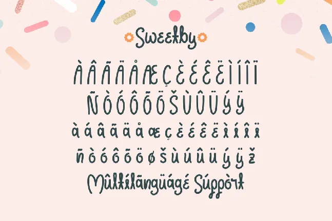 Sweetby Demo font