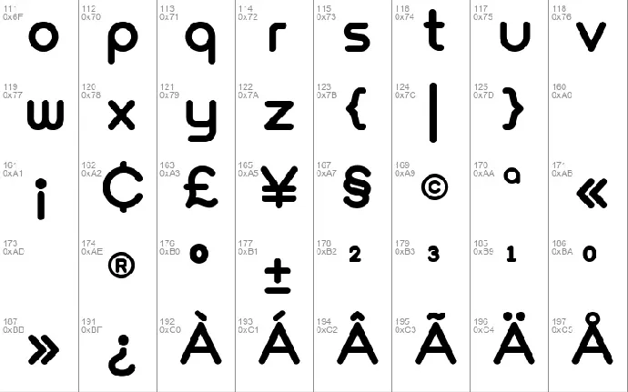 Boldena font