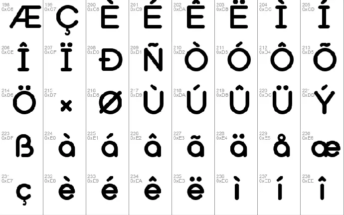 Boldena font