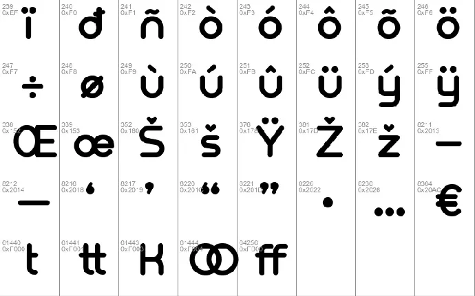 Boldena font