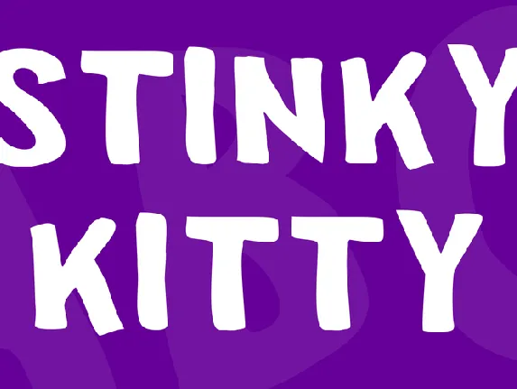 Stinky Kitty font