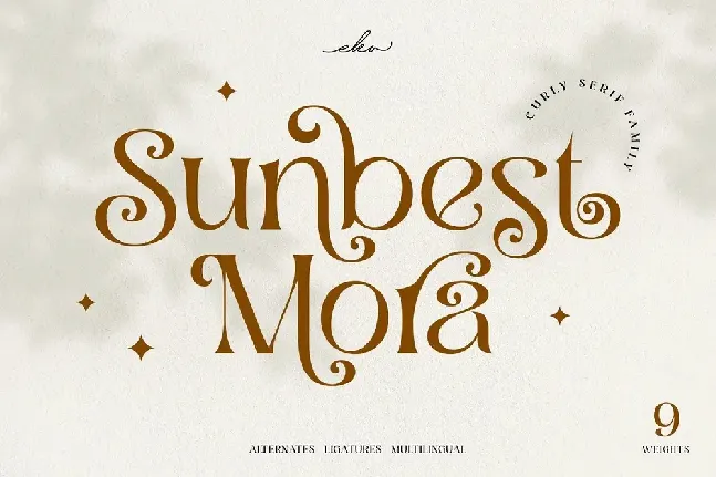 Sunbest Mora font