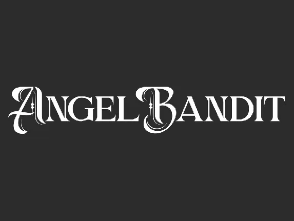 Angel Bandit font