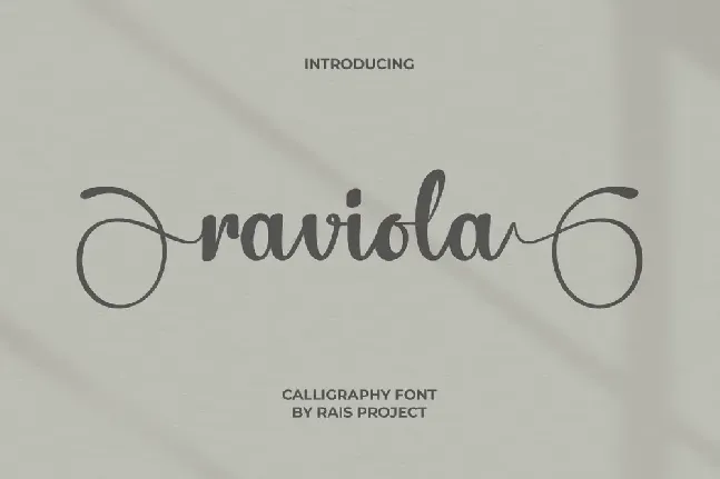 Raviola font