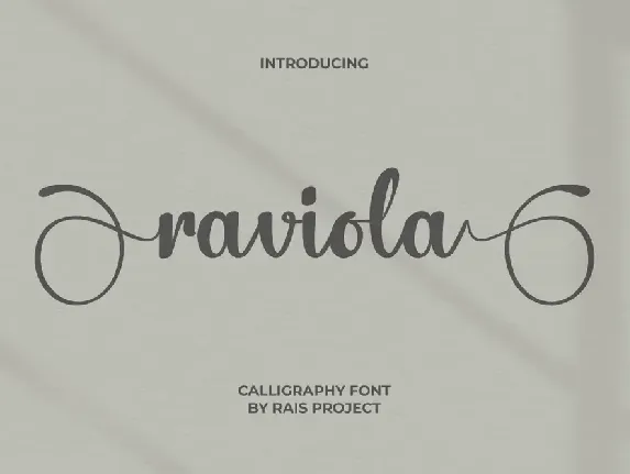 Raviola font