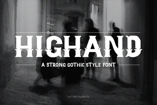 Highand font