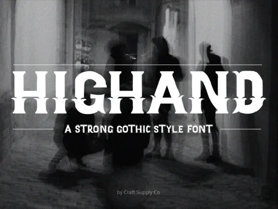 Highand font