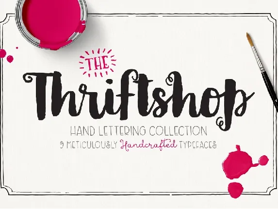 Thriftshop Free font