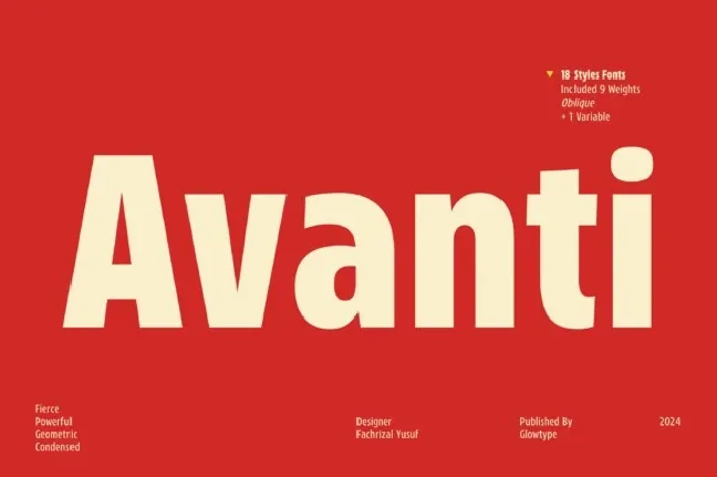 Avanti font