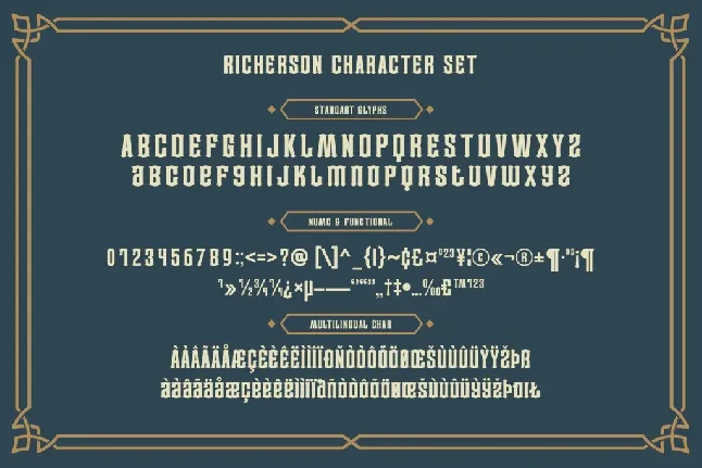 Richerson font