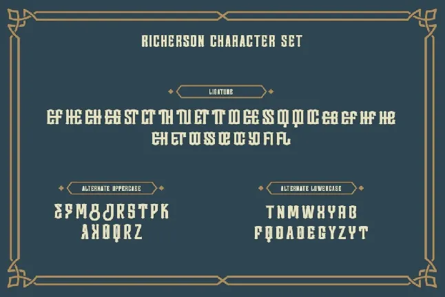 Richerson font