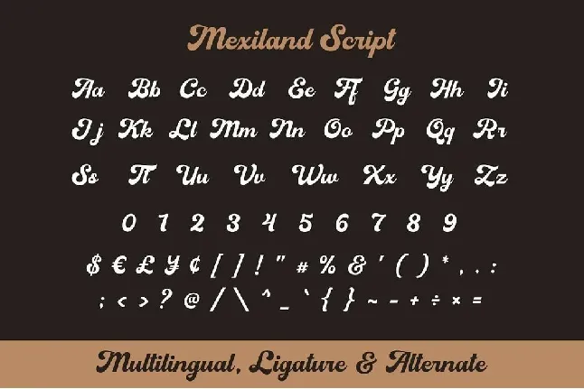 Mexiland font