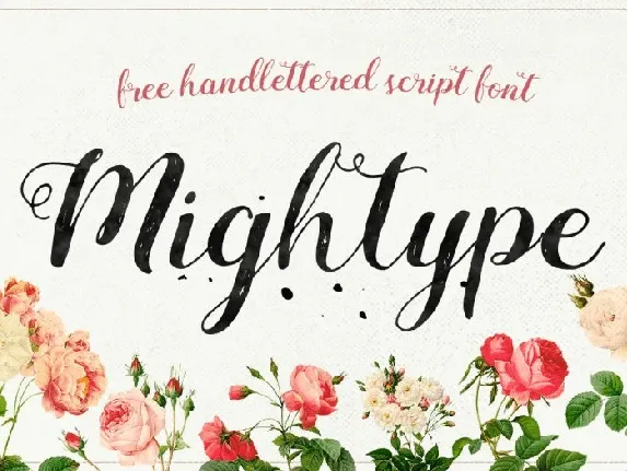 Mightype Script Free font