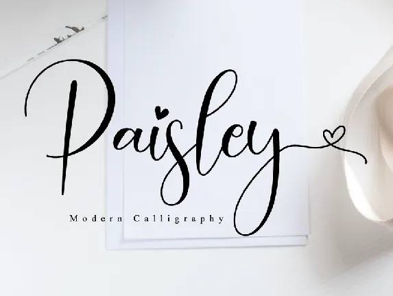 Paisley font