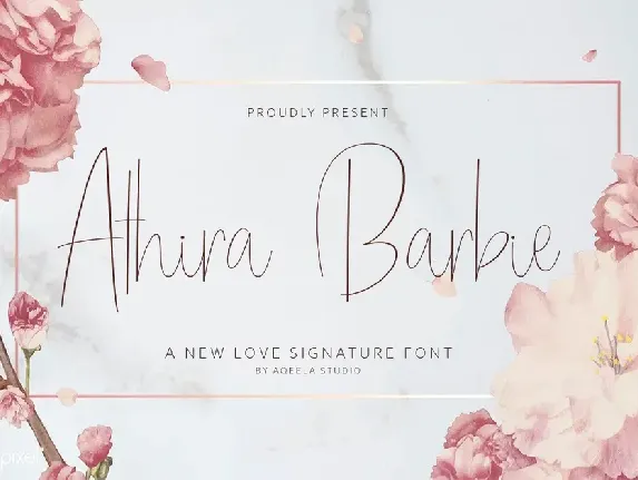 Athira Barbie font