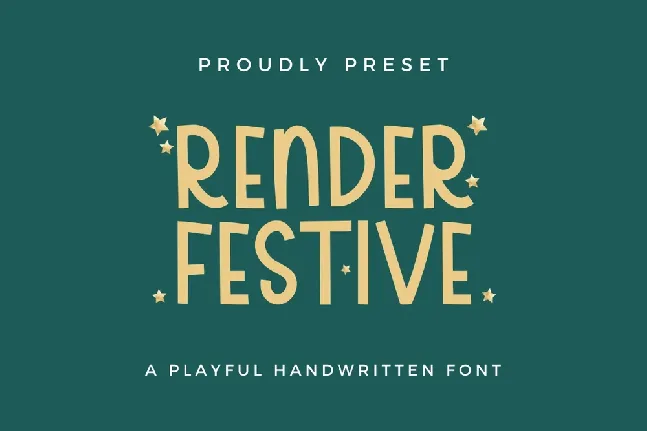 Render Festive font