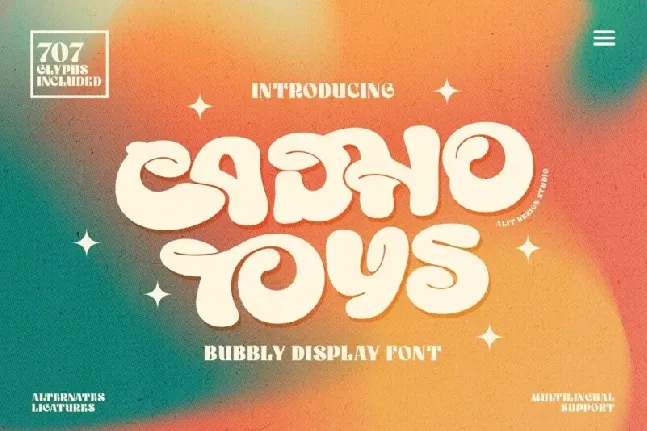 Cadho Toys font