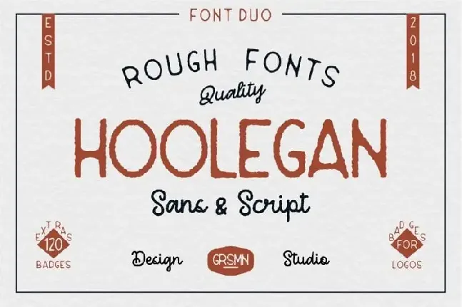 Hoolegan Duo font