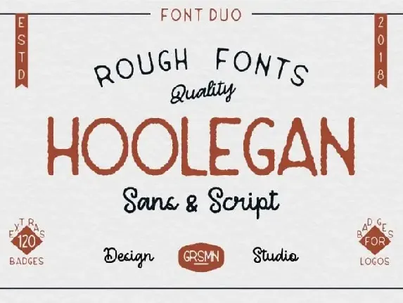 Hoolegan Duo font