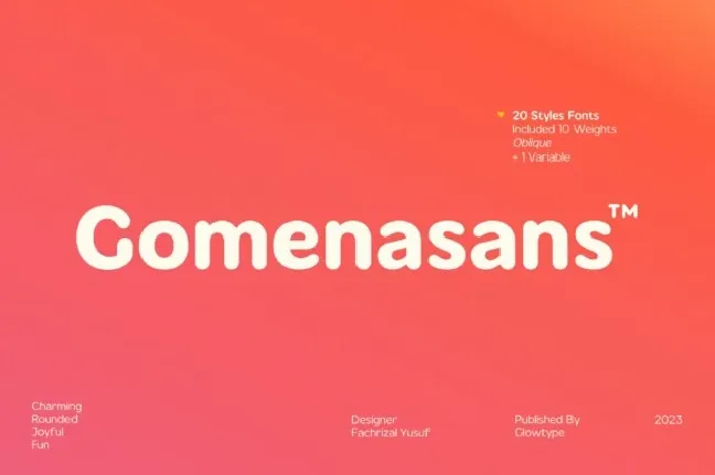 Gomenasans font