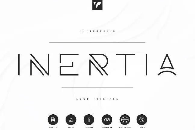 Inertia Logo Typeface font