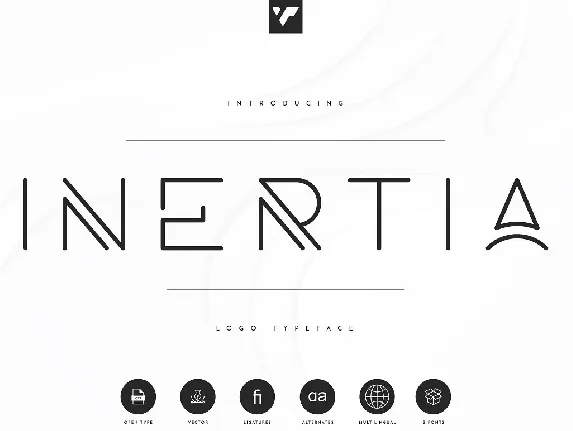 Inertia Logo Typeface font