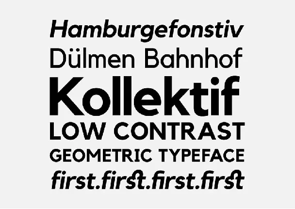 Kollektif font