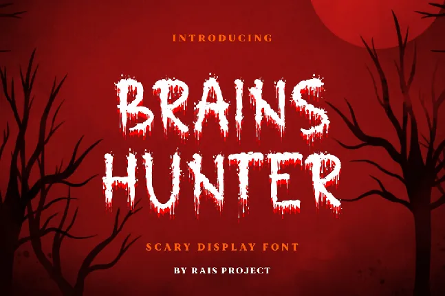 Brains Hunter Demo font