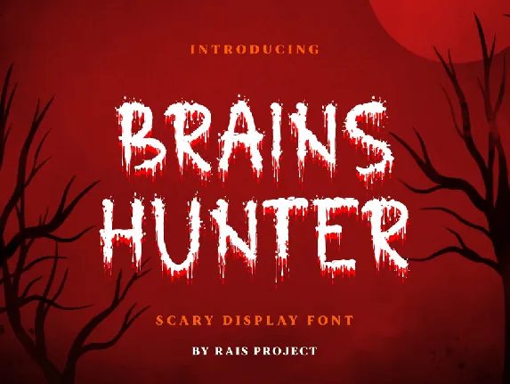 Brains Hunter Demo font