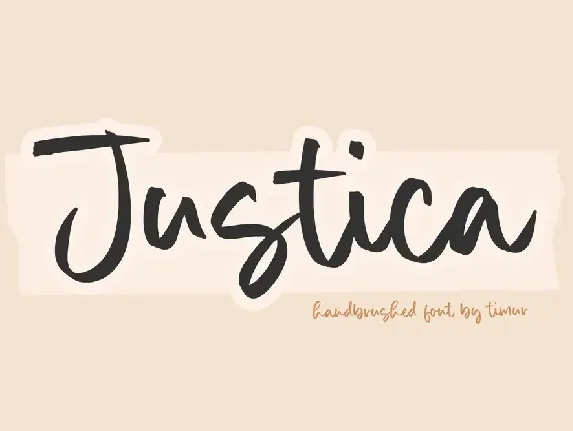 Justica font