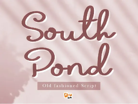 South Pond font