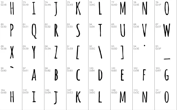 Amatic SC font