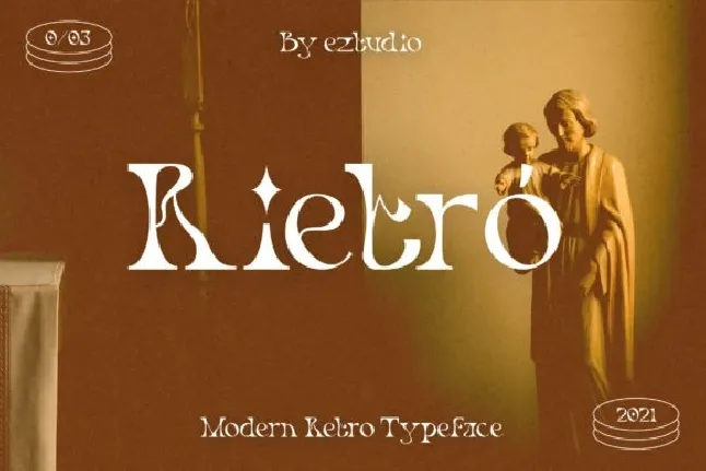 Rietro font